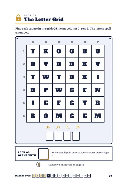 Grid Coordinates puzzle page