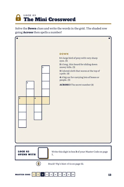 Mini Crossword puzzle page