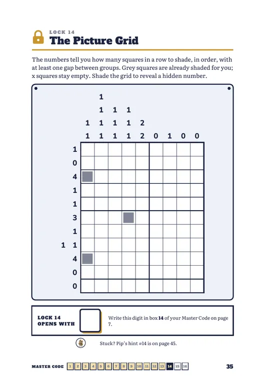 Picture Grid puzzle page