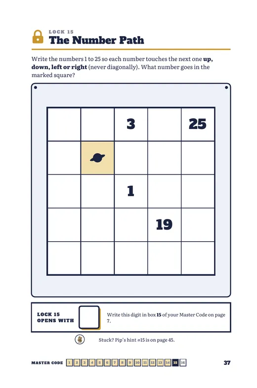 Number Path puzzle page