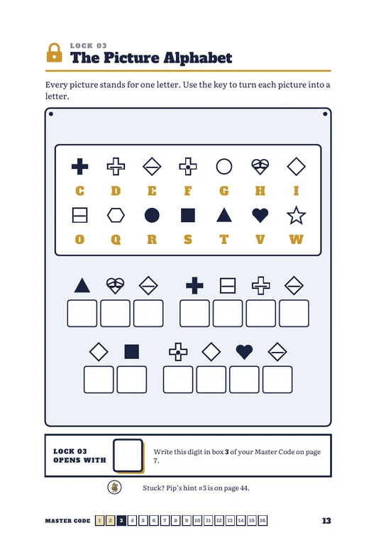 Picture Alphabet puzzle page